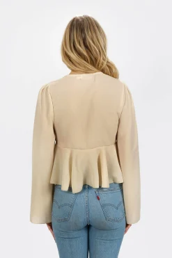 Tobi Aalizah Plunging Blouse -