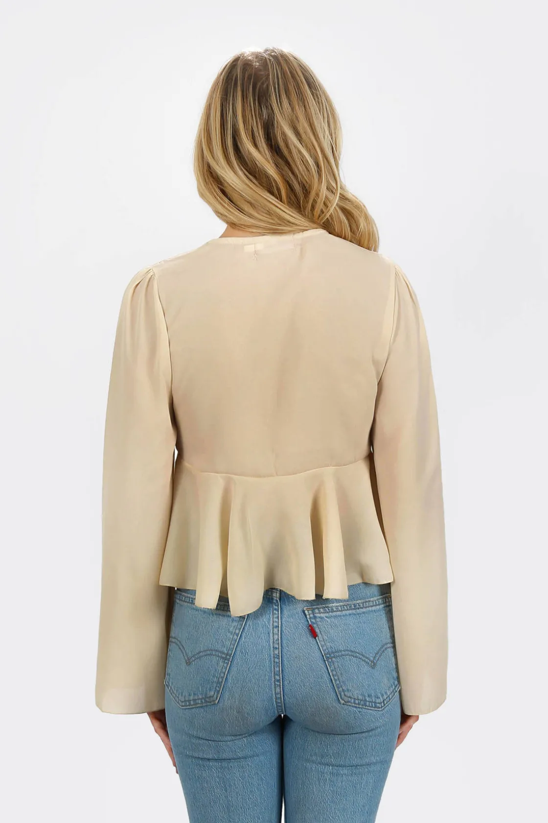 Tobi Aalizah Plunging Blouse -