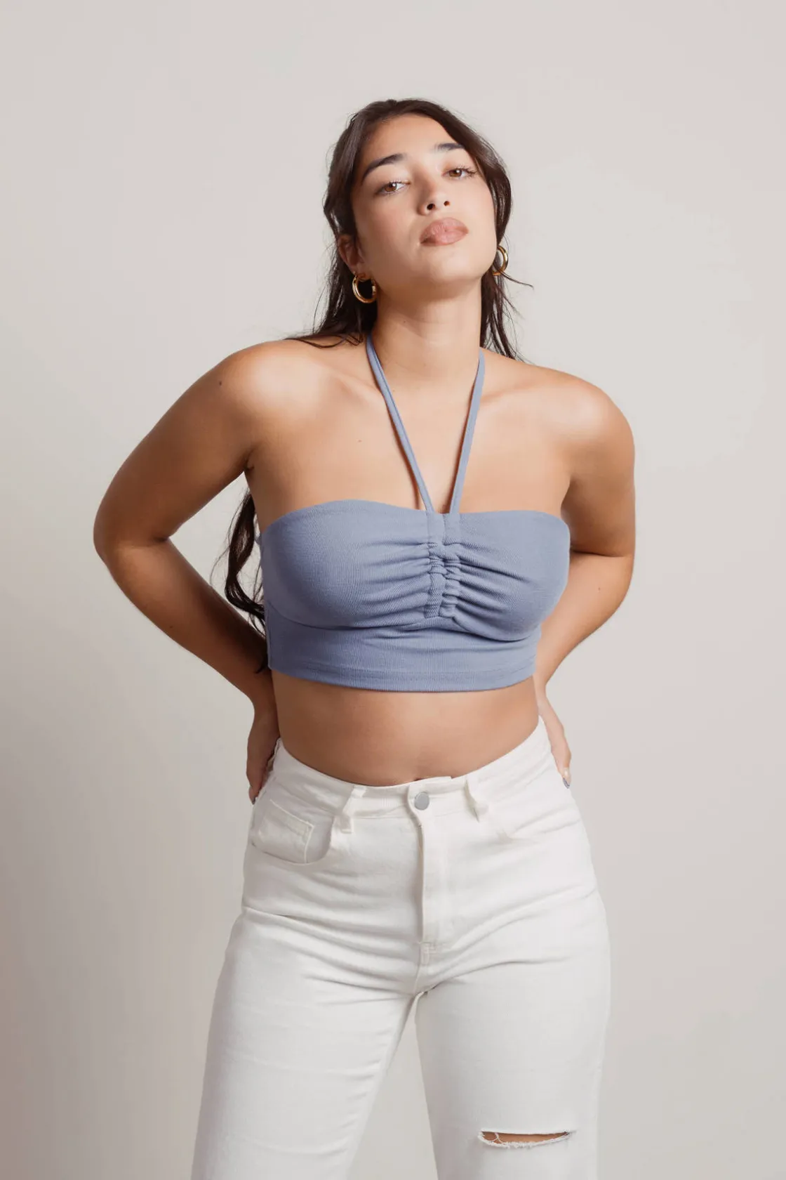 Tobi About Last Night Crop Top -