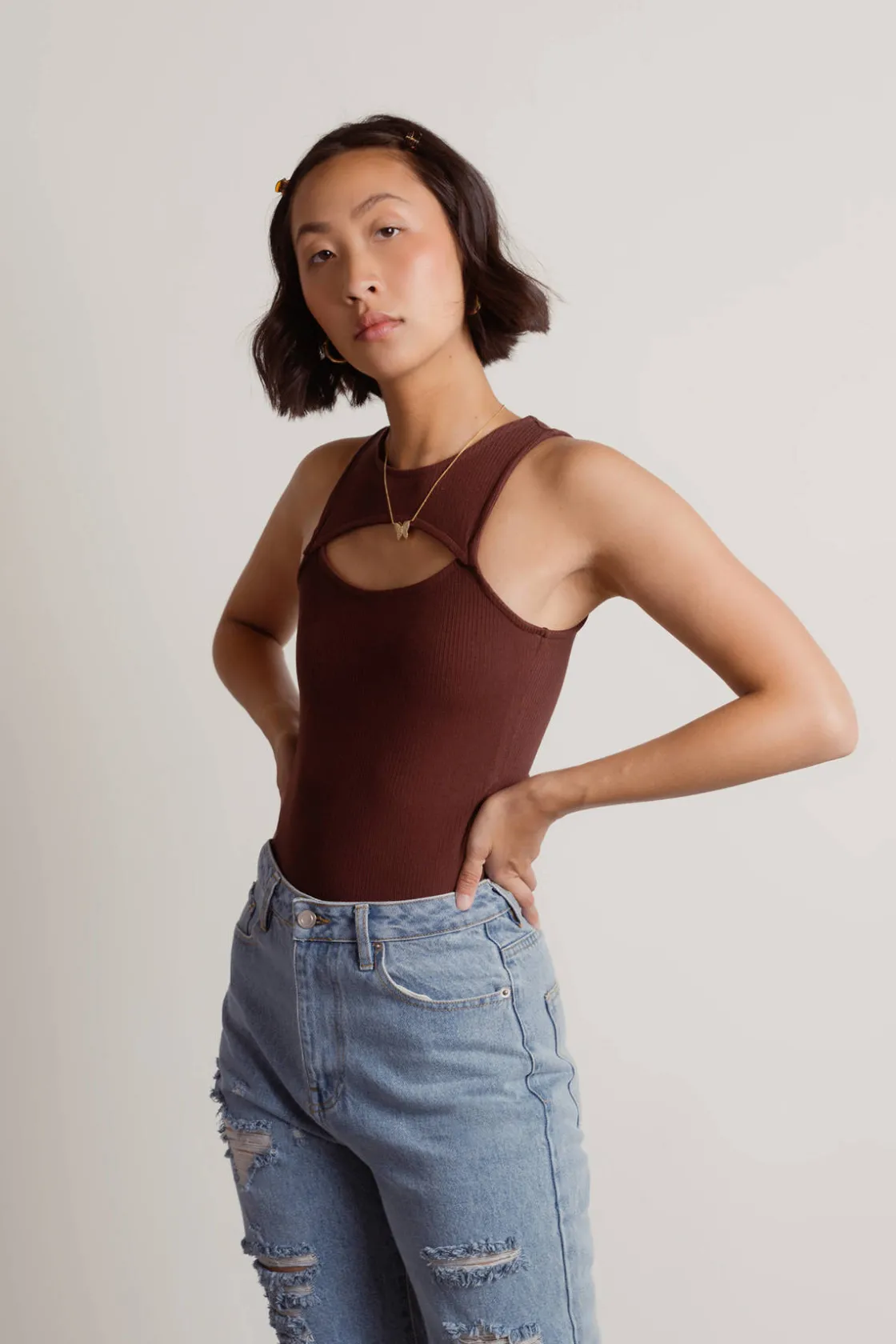 Tobi Adeline Tank Top - Sage