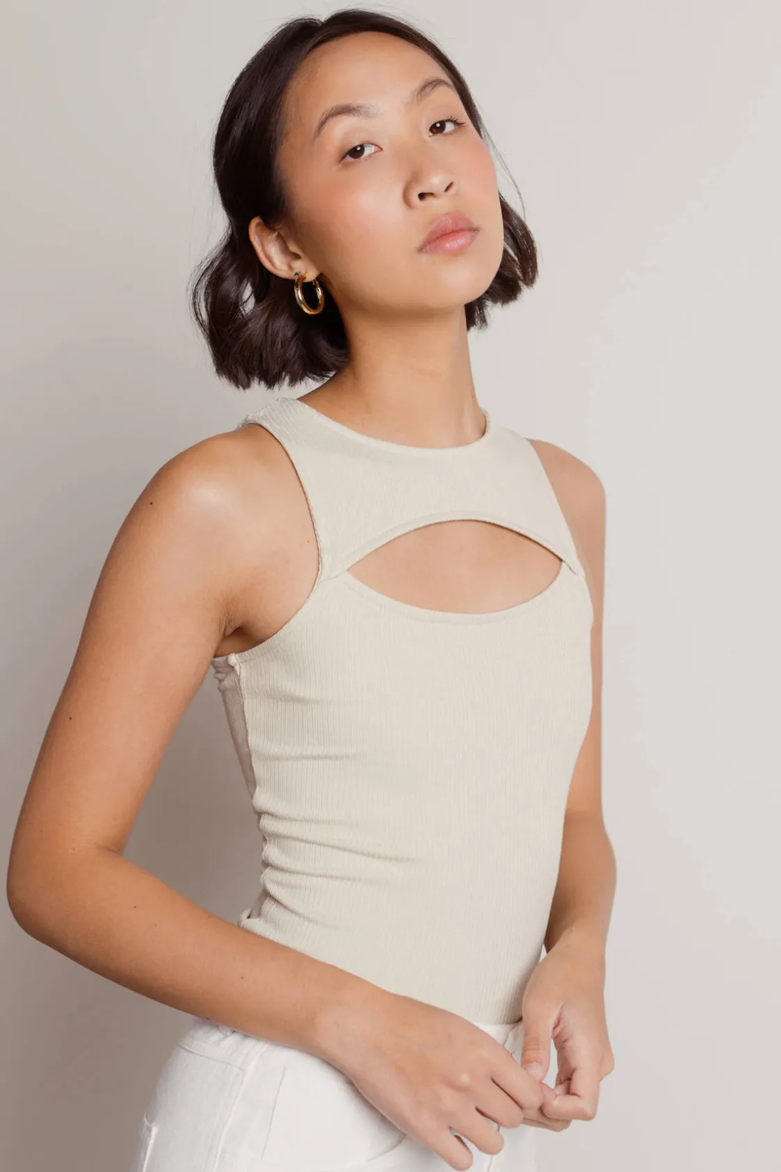 Tobi Adeline Tank Top - Sage