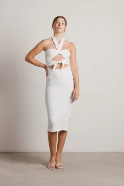 Tobi Aera Cutout Bodycon Midi Dress -