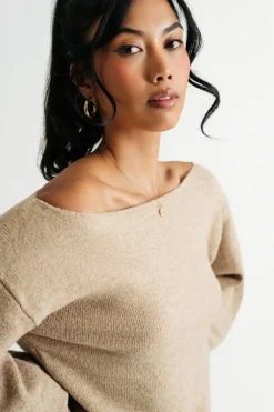 Tobi Afternoon Stroll Ribbed Sweater Mini Dress -