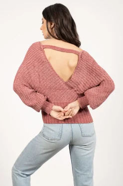 Tobi Alana Surplice Sweater -