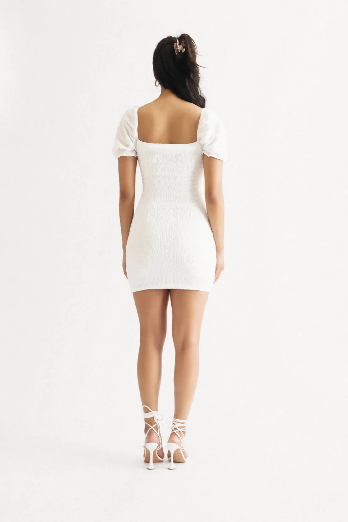 Tobi Alanah Ruched Corset Bodycon Mini Dress