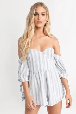 Tobi All Me Stripe Romper -