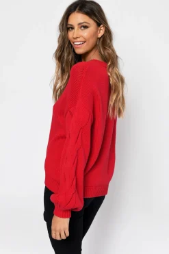 Tobi All The Feels Knit Sweater - Beige