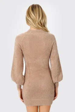 Tobi All The Hugs Fuzzy Sweater Mini Dress -