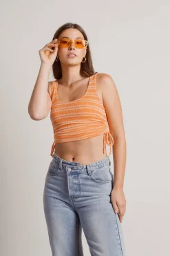Tobi Amisa Crop Top - Orange