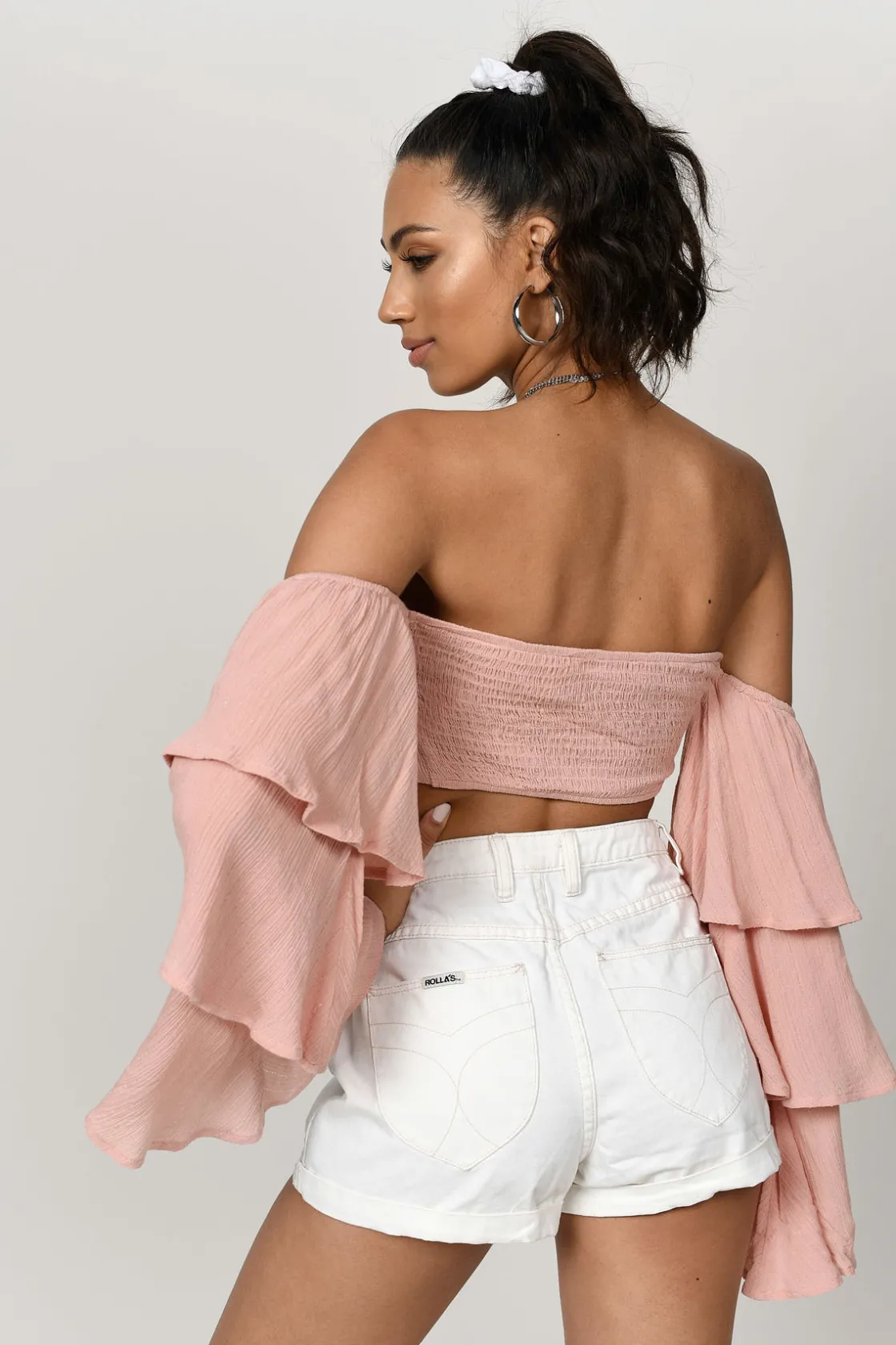 Tobi Amy Crop Top - Blush