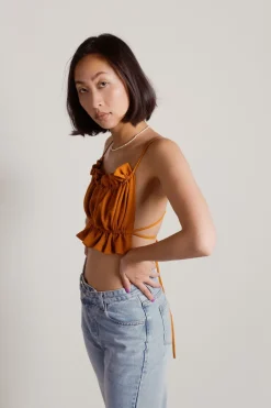 Tobi Angelic Crop Top - Ecru