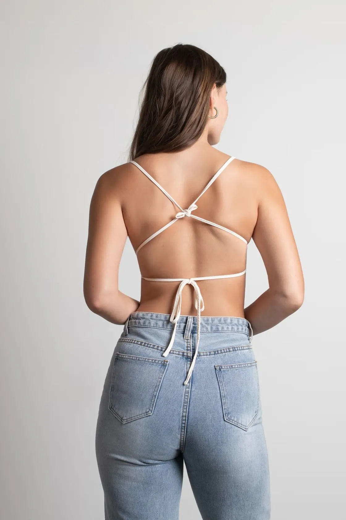 Tobi Angelic Crop Top - Ecru