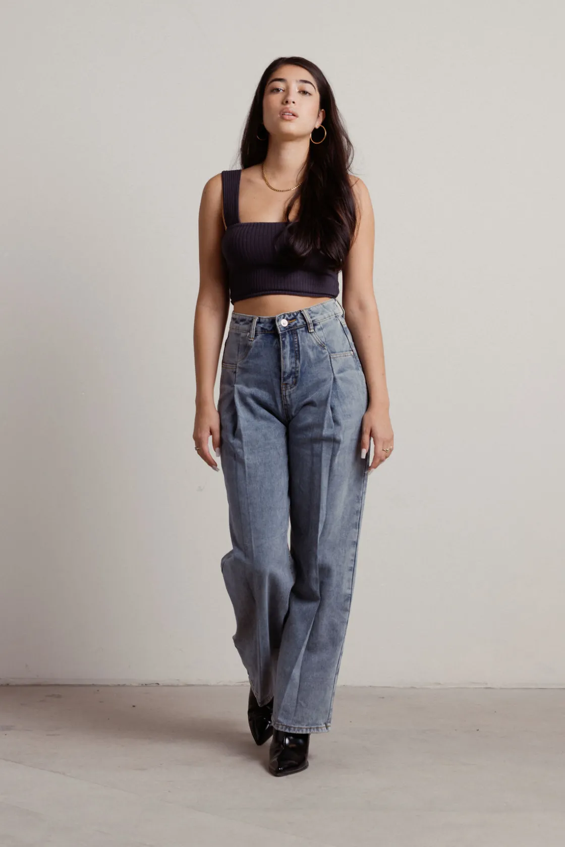 Tobi Another One Tank Top - Charcoal