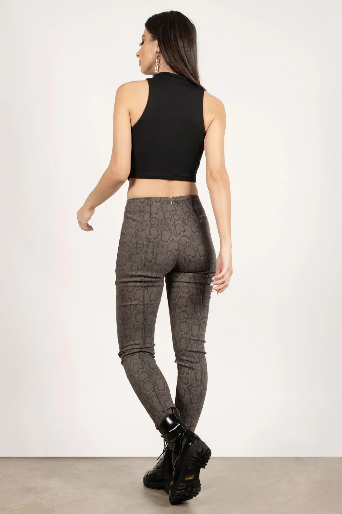 Tobi Anti Venom Snake Print Pants -