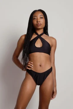 Tobi Antidote Cross Halter Bikini Set -