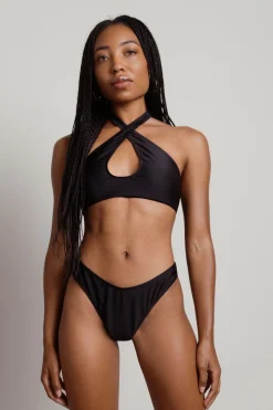 Tobi Antidote Cross Halter Bikini Set -