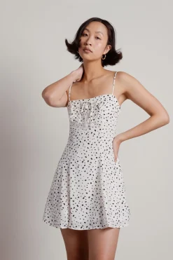 Tobi Any Day Now Printed Skater Mini Dress -