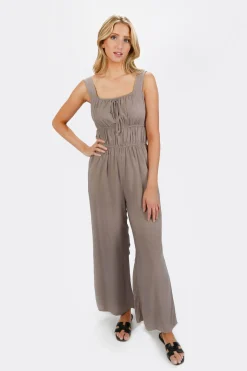 Tobi Arissa Elastic Waist Jumpsuit -