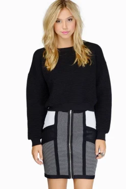 Tobi Around The Block Front Zipper Mini Skirt -