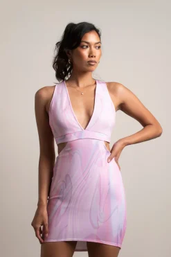 Tobi Asking You For A Dance Cross Back Cutout Mini Dress -