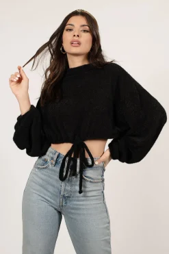 Tobi Aubree Drawstring Sweater -
