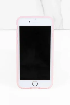 Tobi Ban.Do Pink Skies Up Ahead Glitter Iphone Case -