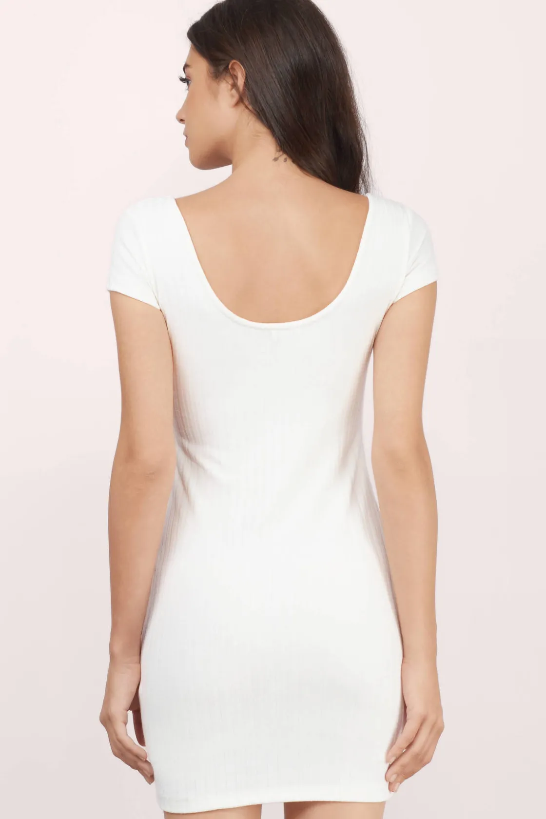Tobi Barrymore Ribbed Bodycon Mini Dress -