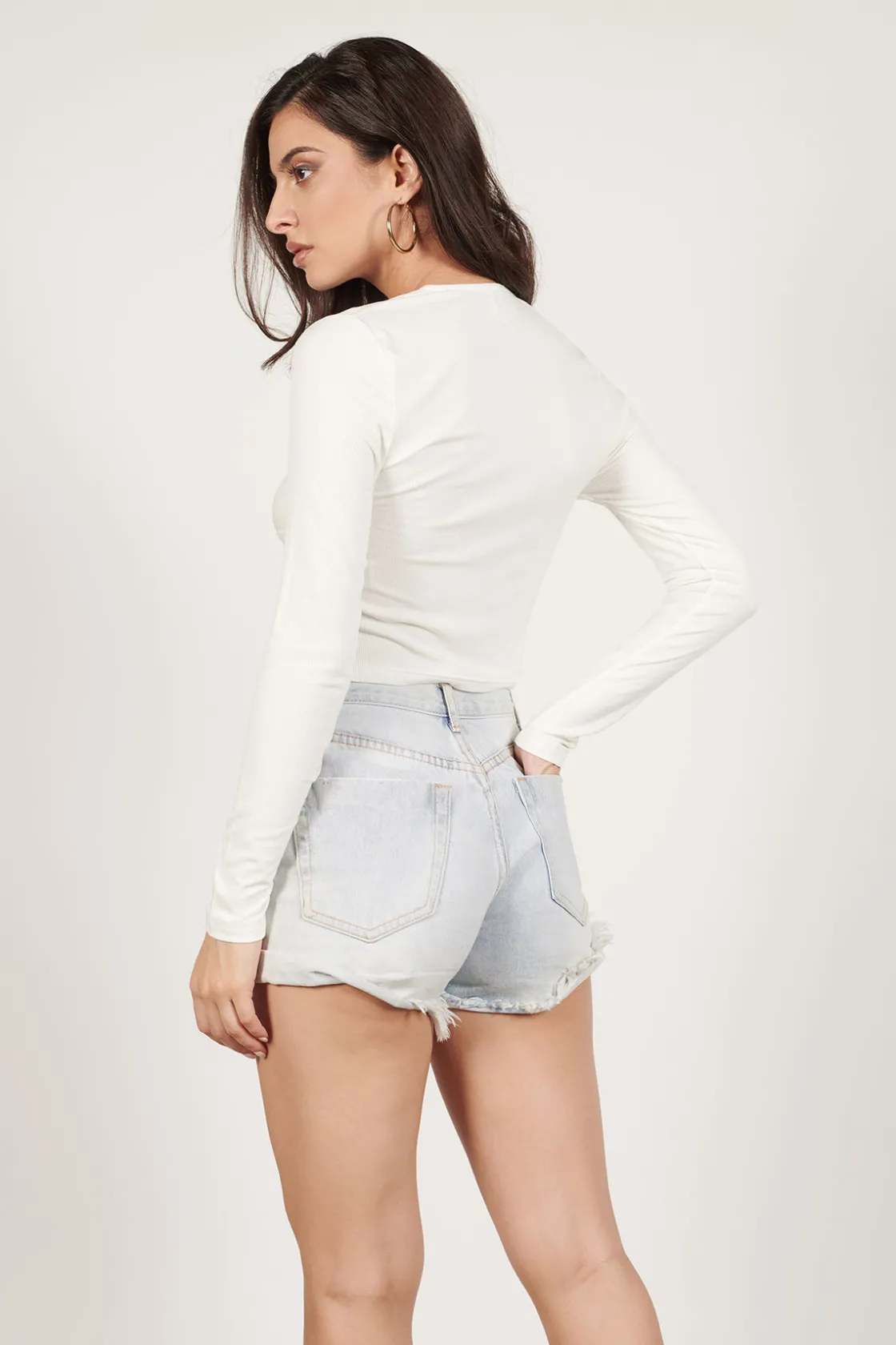 Tobi Basic As Can Be Crop Top -
