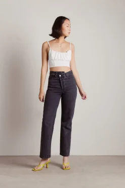Tobi Basique Crop Top - Ivory