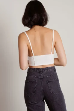 Tobi Basique Crop Top - Ivory