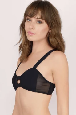 Tobi Beach Riot Mesh Bikini Top -
