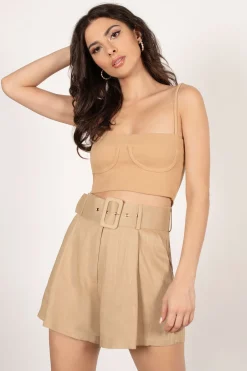 Tobi Beau Belted Shorts -