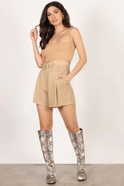 Tobi Beau Belted Shorts -