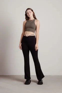 Tobi Begin Again Ribbed Seamless Crop Top Tank Top -