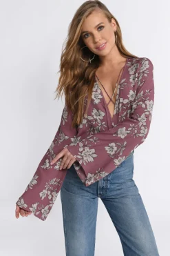 Tobi Bella Surplice Blouse -