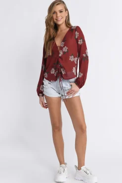 Tobi Best Bud Floral Blouse -