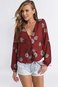 Tobi Best Bud Floral Blouse -