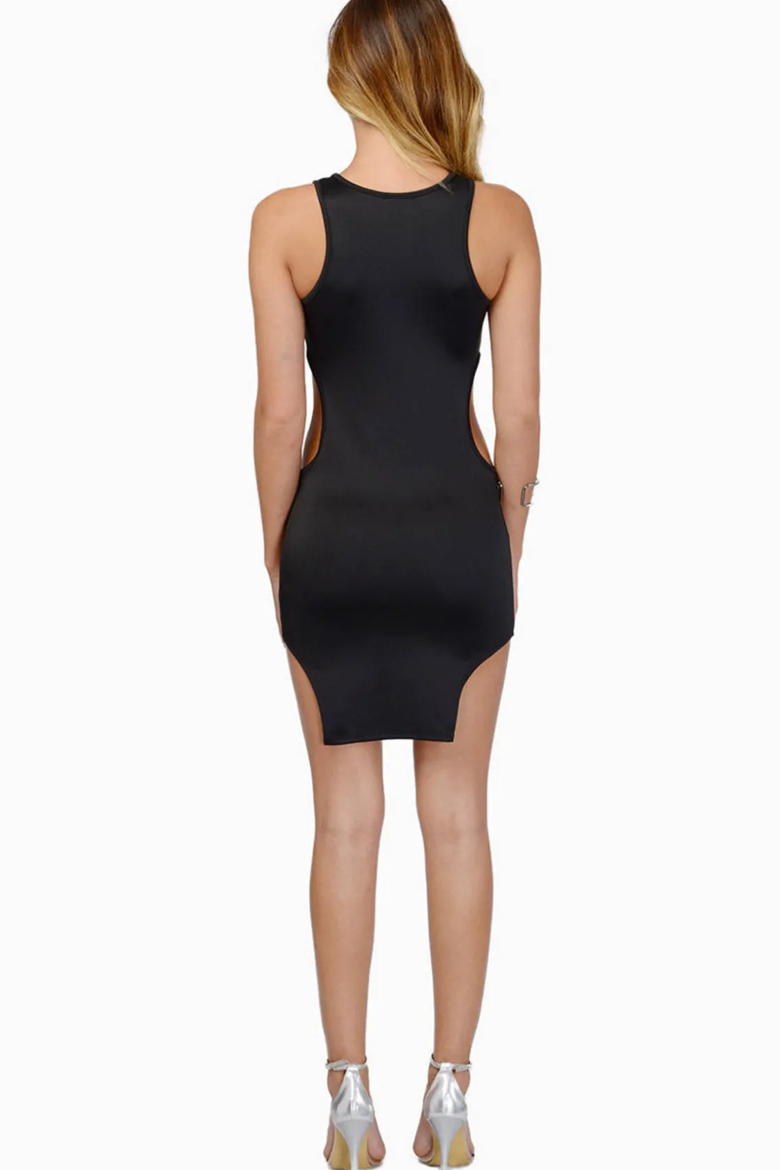 Tobi Besting Cezanne Cutout Double Slit Mini Dress -