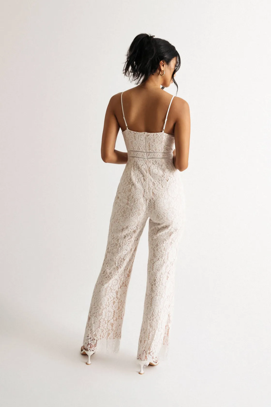 Tobi Bethany Lace Jumpsuit -