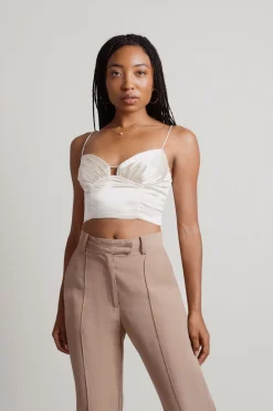 Tobi Better Love Crop Top - Brown