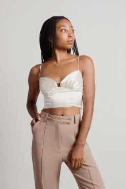 Tobi Better Love Crop Top - Brown