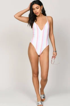 Tobi Better Off Lace Up Monokini -