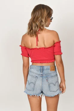 Tobi Bingo Crop Top - Sienna