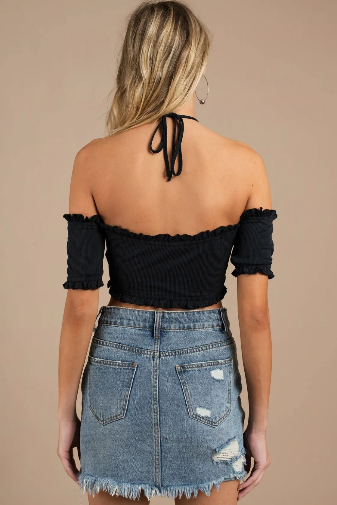 Tobi Bingo Crop Top - Sienna