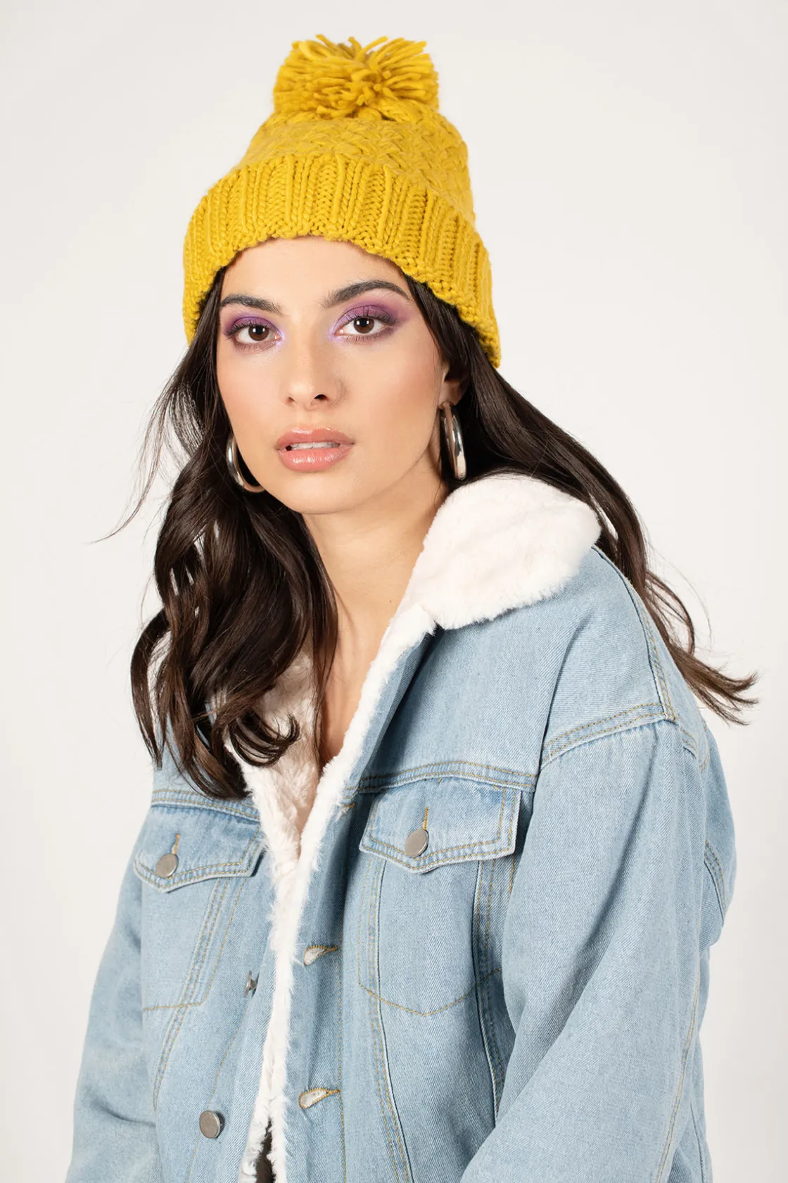 Tobi Blanca Knitted Beanie -