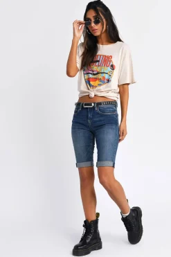 Tobi Blank NYC Vendetta Denim Shorts -