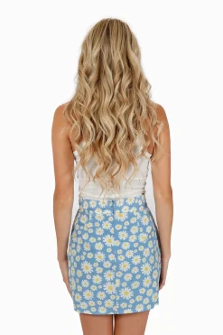 Tobi Bloom & Plume Floral Mini Skirt -