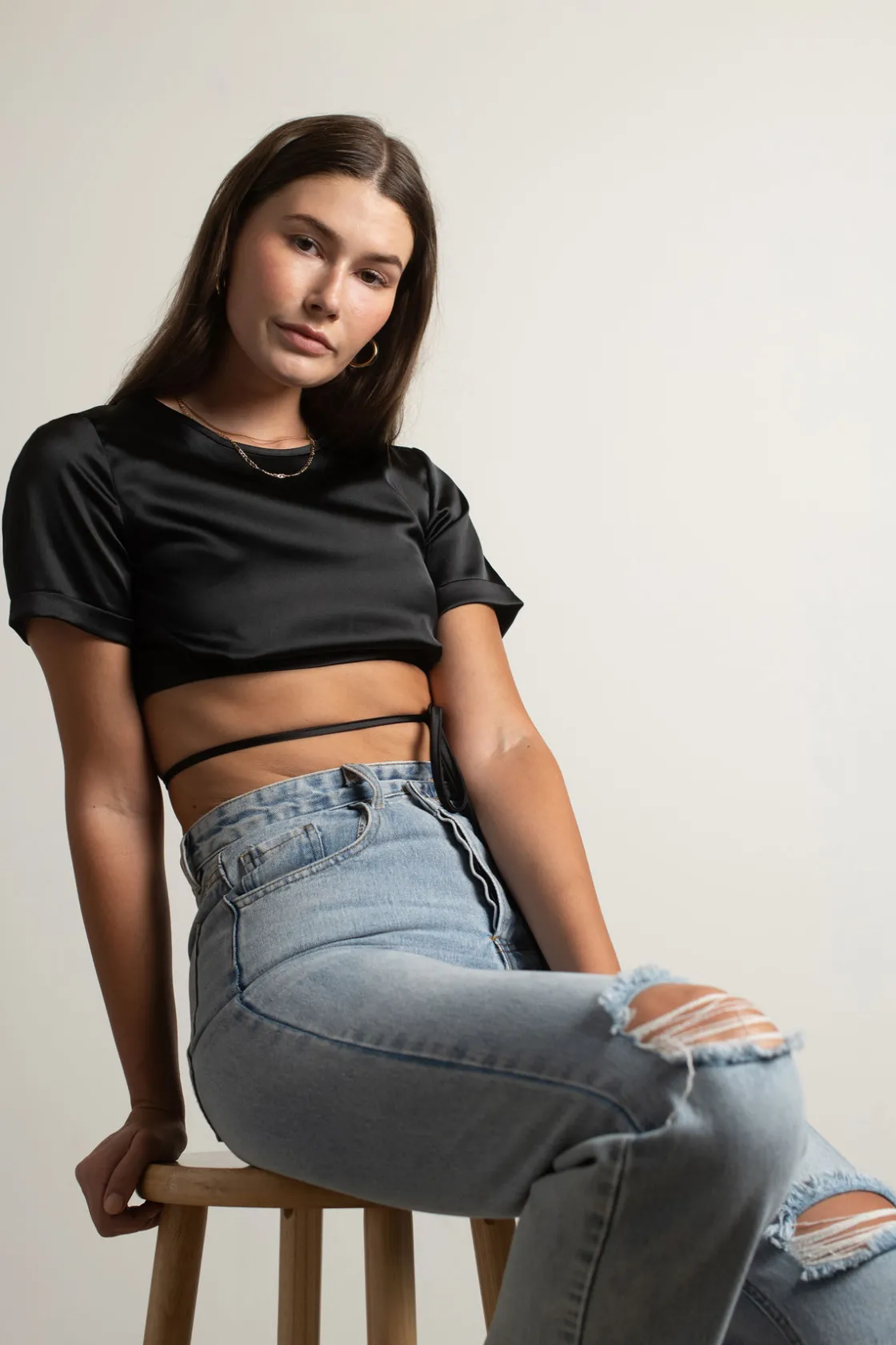 Tobi Body And Soul Crop Top - Black