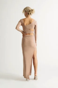 Tobi Body On Mine Cutout Slit Maxi Dress -
