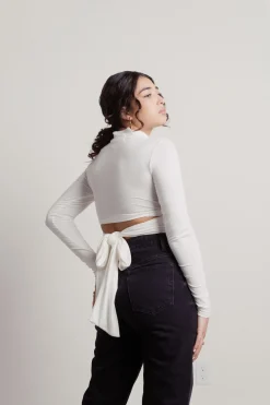 Tobi Born Again Crop Top - Burgundy